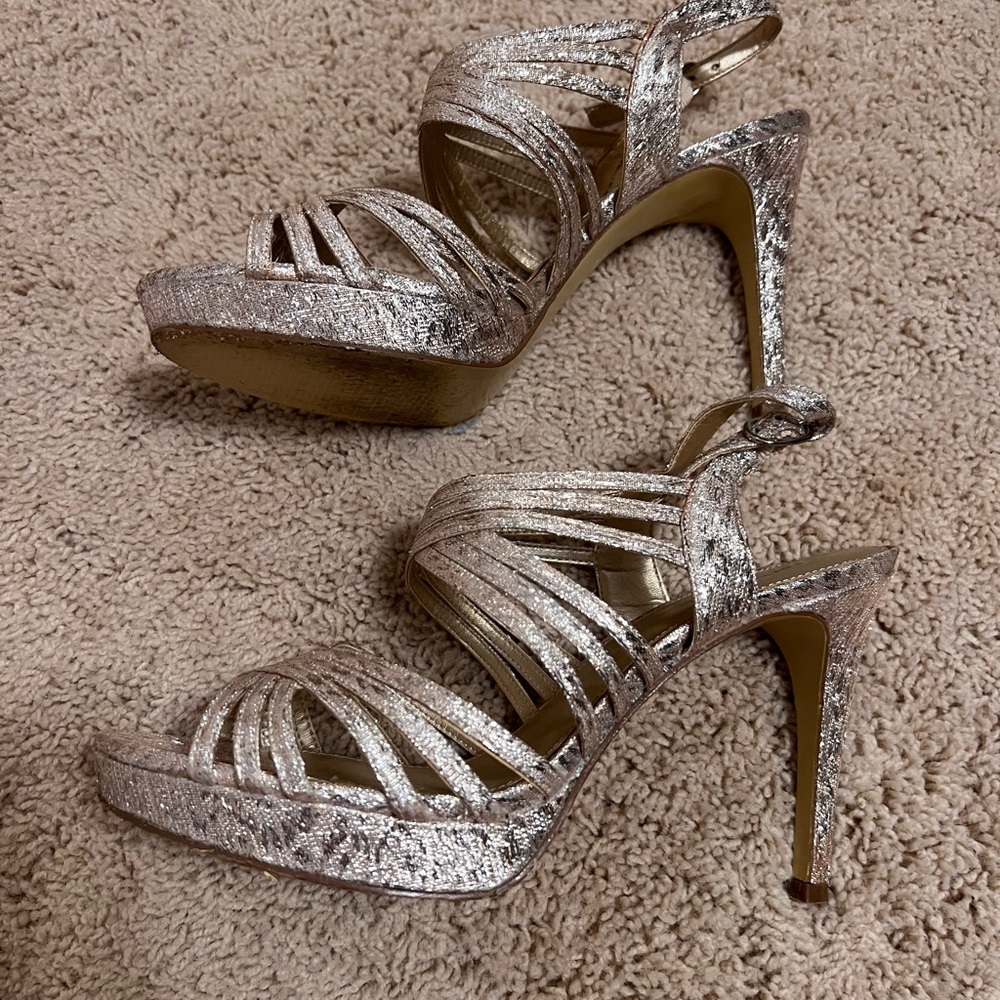 Gold heels